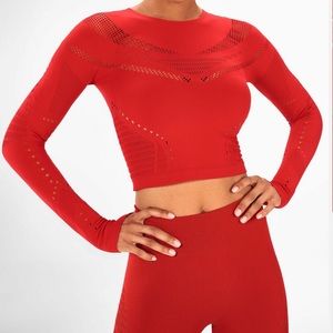 Persimmon (red) knit top